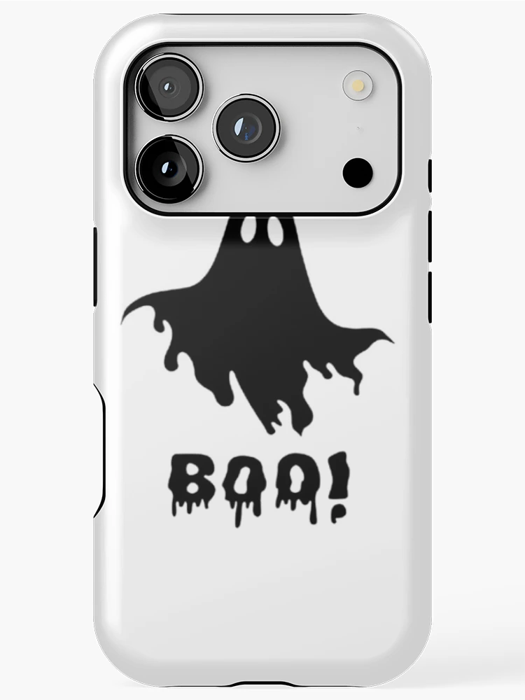 Thumbnail 1 of 4, iPhone Case, Boo! Ghost designed and sold by PeachyPetichor.
