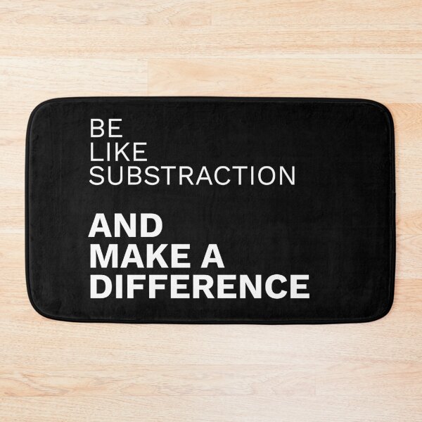 Item preview, Be Like Subtraction And Make A Difference Math designed and sold by SabAlgoRhythm.