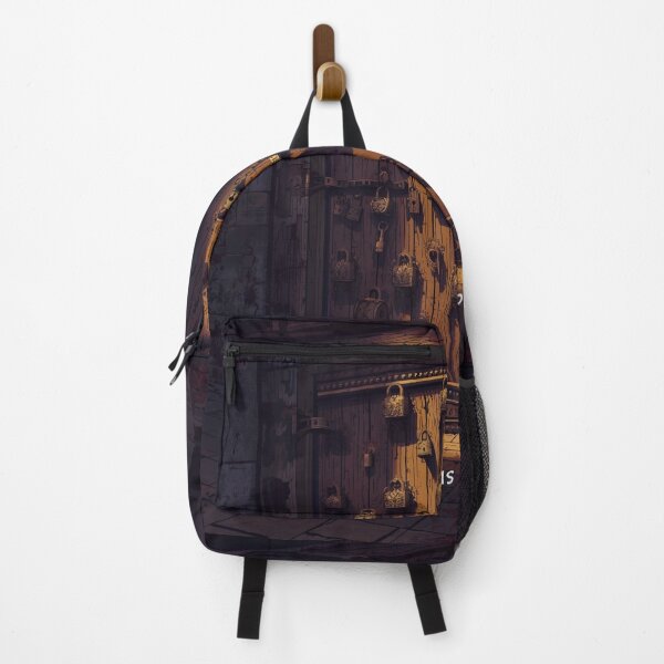 Item preview, Every Door Is a Puzzle – Mysterious Locked Door Illustration designed and sold by ConfuseLab Shop.