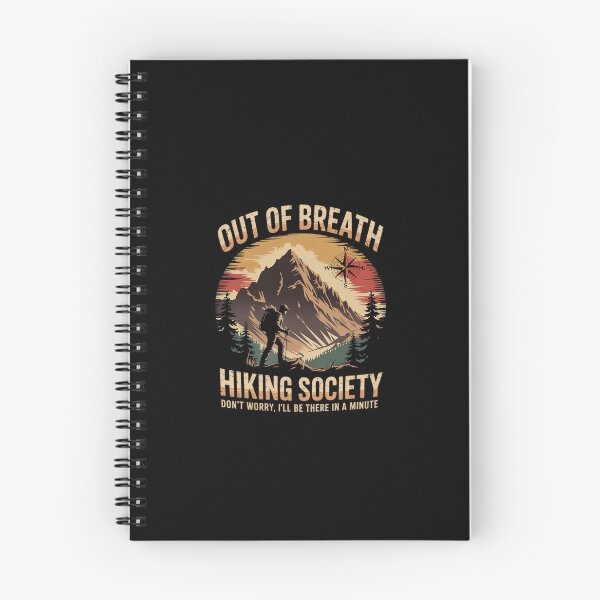 Item preview, Out of Breath Hiking Society For Men Women Hiker Nature Love  designed and sold by EllinoKlemo.