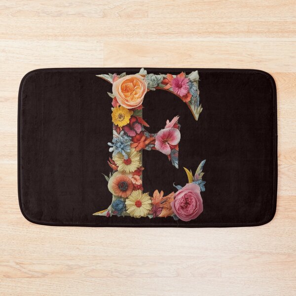 Item preview, Floral Letter E – Elegant Botanical Monogram Design designed and sold by Mirkoniart.