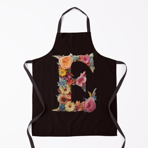 Item preview, Floral Letter E – Elegant Botanical Monogram Design designed and sold by Mirkoniart.