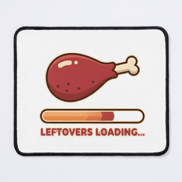 Item preview, Leftovers Loading Thanksgiving Shirt | Funny Tech Turkey Tee (2025) designed and sold by TheNerdsHub.