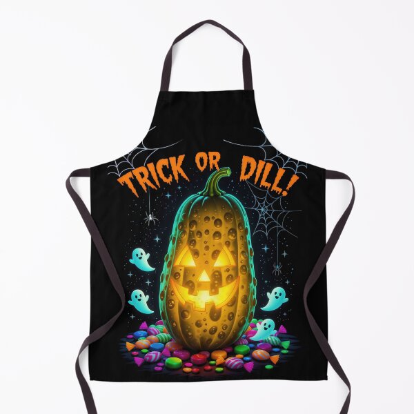 Item preview, Halloween Pumpkin Pickle with Ghosts and Candy designed and sold by moonmymuse7.