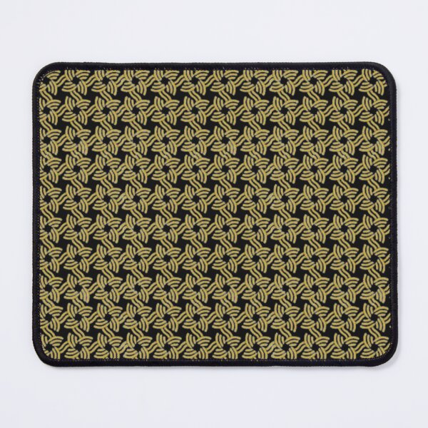 Item preview, Elegant Gold Floral Geometric Seamless Pattern on Black – Luxe Style Design designed and sold by Rosiname.