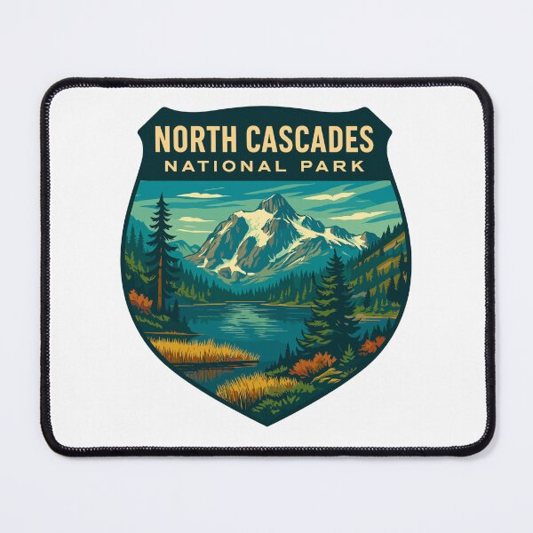 Item preview, North Cascades National Park Retro Sticker designed and sold by Ismeal Von.
