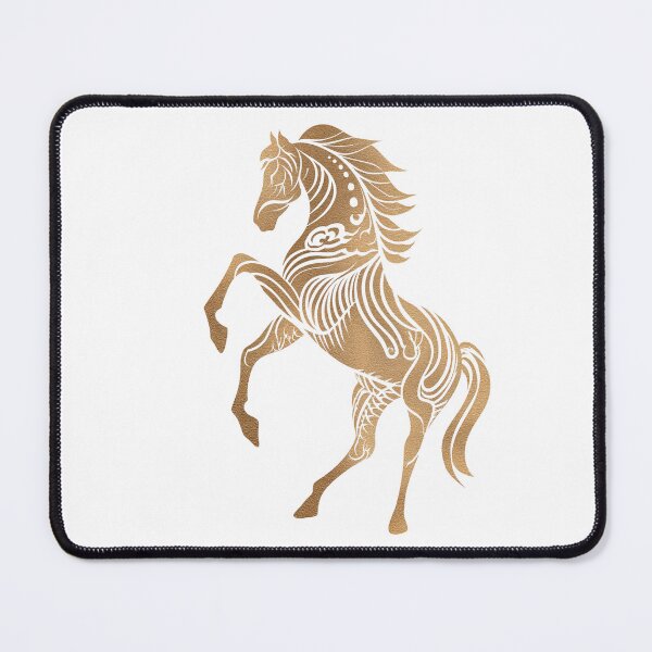 Item preview, Exclusive sandy beige ornament with horse and bonuses in limited edition print designed and sold by Encreable.