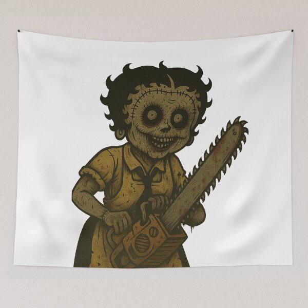 Item preview, Terrifying Betty Boop with a chainsaw designed and sold by art-emissa.