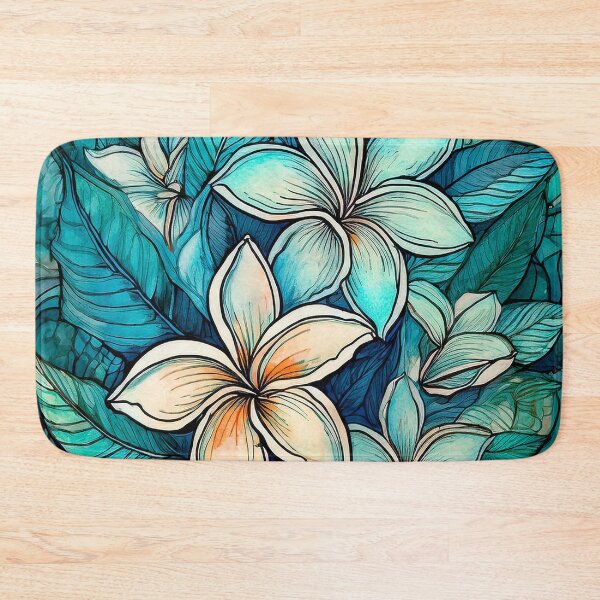 Item preview, Colorful Hawaiian Plumeria Dreams designed and sold by J Marielle Designs.