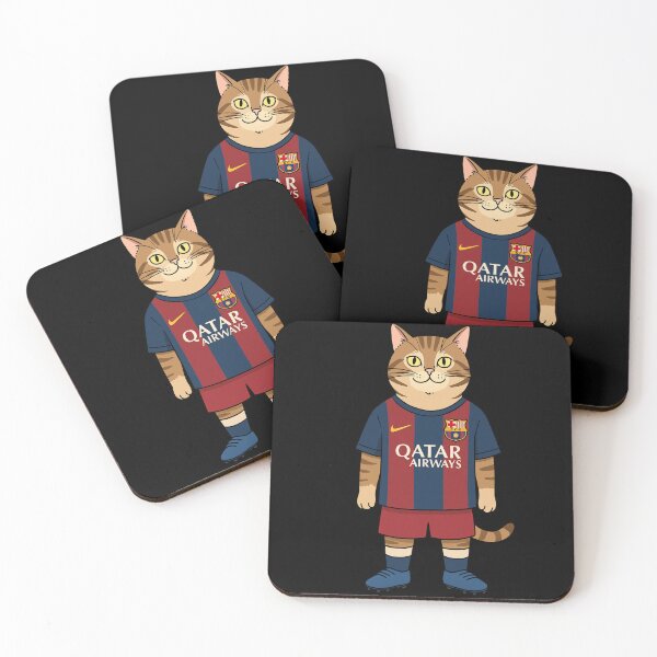 Item preview, The Cat from The Feline Passion for Football and Barça designed and sold by JerboT-shirt.