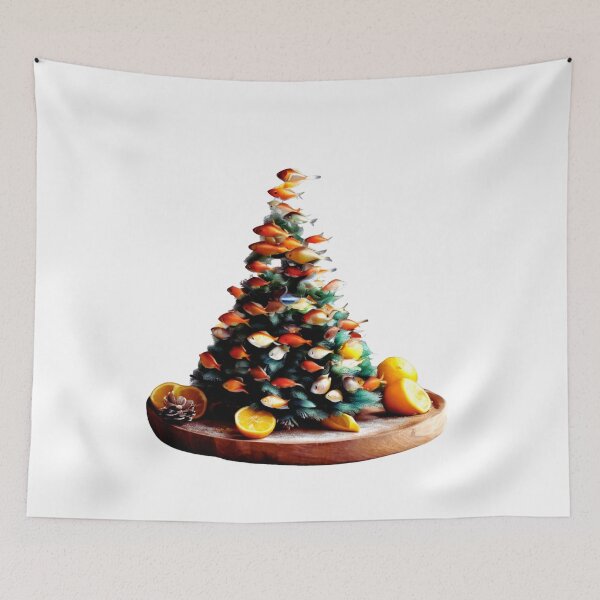 Item preview, Fish Christmas Tree for Gourmets. designed and sold by Zofia Sosnecka.