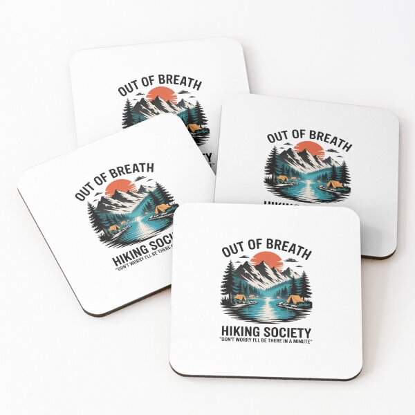 Item preview, Out of Breath Hiking Society Men Women Hiker Outdoor  designed and sold by EllinoKlemo.