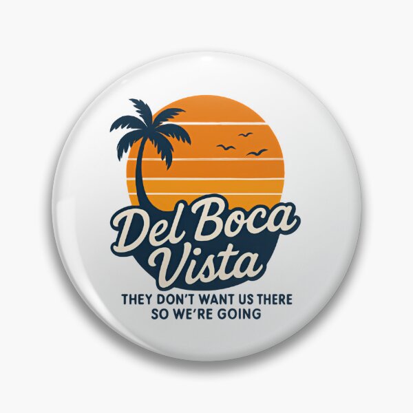Item preview, Del Boca Vista Retirement Condominium Florida Retro Sunset Coconut Trees Vintage Humor Seinfeld Tv Show designed and sold by HumansStuck12.