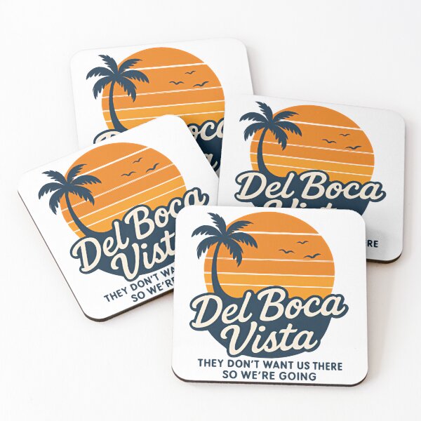 Item preview, Del Boca Vista Retirement Condominium Florida Retro Sunset Coconut Trees Vintage Humor Seinfeld Tv Show designed and sold by HumansStuck12.