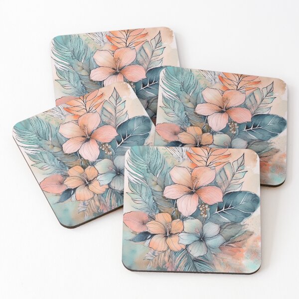 Item preview, Hawaiian Hibiscus Illustration designed and sold by J Marielle Designs.