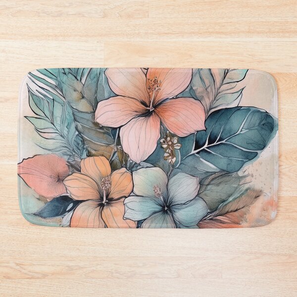 Item preview, Hawaiian Hibiscus Illustration designed and sold by J Marielle Designs.