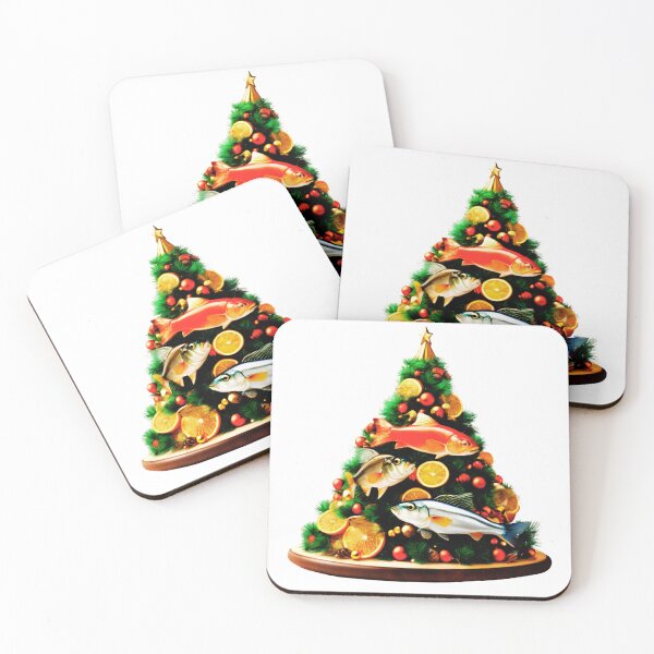 Item preview, Fish Christmas Tree for Gourmets. designed and sold by Zofia Sosnecka.