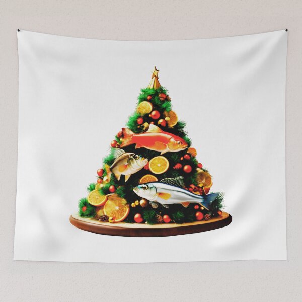 Item preview, Fish Christmas Tree for Gourmets. designed and sold by Zofia Sosnecka.