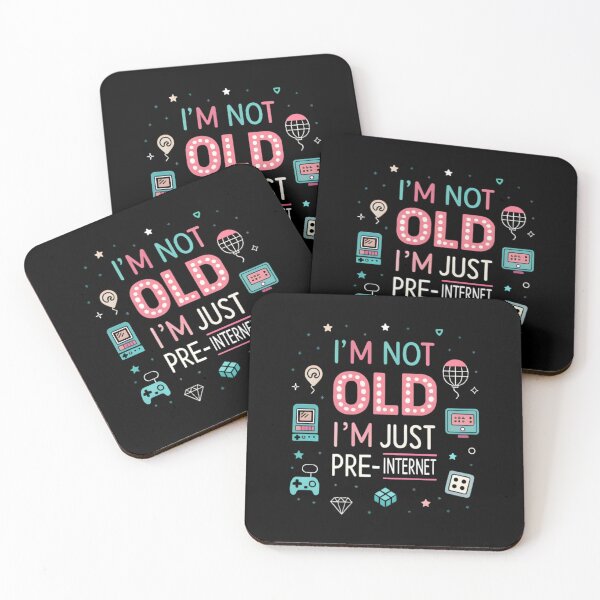 Item preview, I’m Not Old, I’m Just Pre-Internet – Retro Pixel Nostalgia T-Shirt designed and sold by SaicoGN.