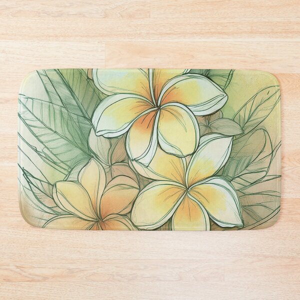 Item preview, Plumeria of Hawaii Illustration designed and sold by J Marielle Designs.