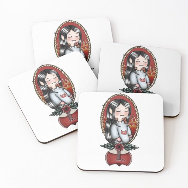 Item preview, Vampire Girl with Fiery Heart designed and sold by kyokyyosei.