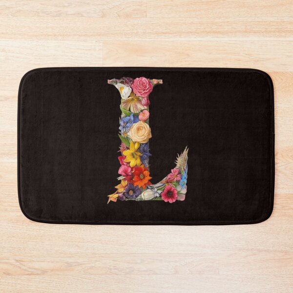 Item preview, Floral Letter L – Vibrant Botanical Monogram Art designed and sold by Mirkoniart.