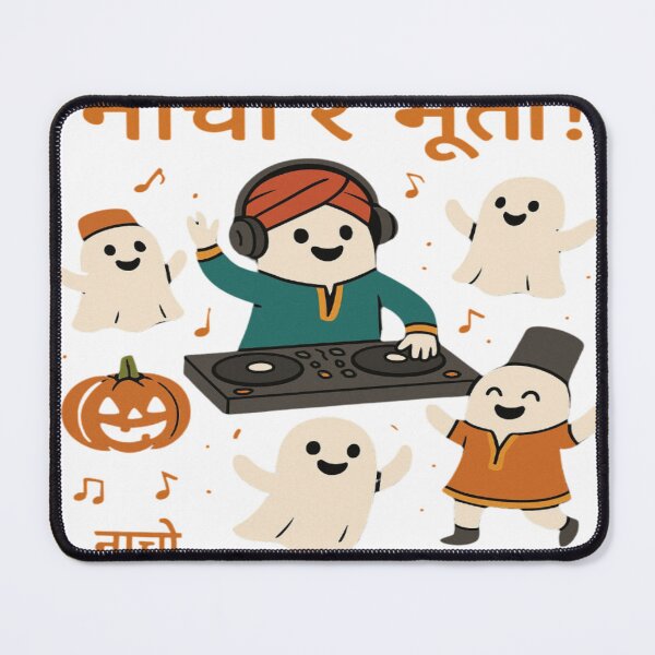 Item preview, Desi Ghost Party – Funny Indian Halloween Vibes designed and sold by Agrawal Fashion .