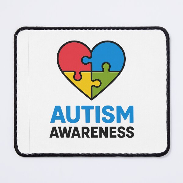 Item preview, Autism Awareness Heart Puzzle Design – Support Neurodiversity designed and sold by techtrinket.