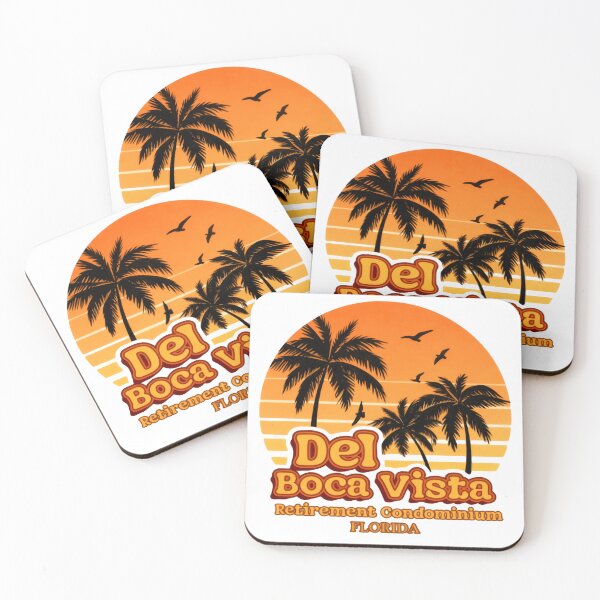 Item preview, Del Boca Vista Retirement Condominium Florida Retro Sunset Coconut Trees Iconic Laughs Seinfeld designed and sold by HumansStuck12.