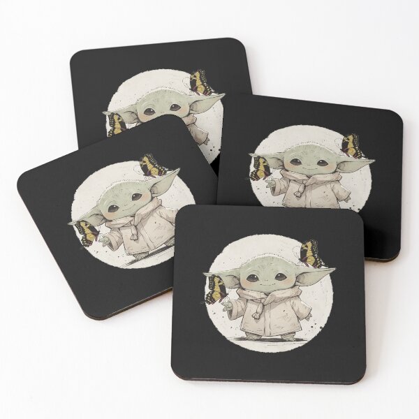 Item preview, BABY YODA WITH PAPILIO ORNYTHON BUTTERFLY designed and sold by LIS AND MELIVERSO.