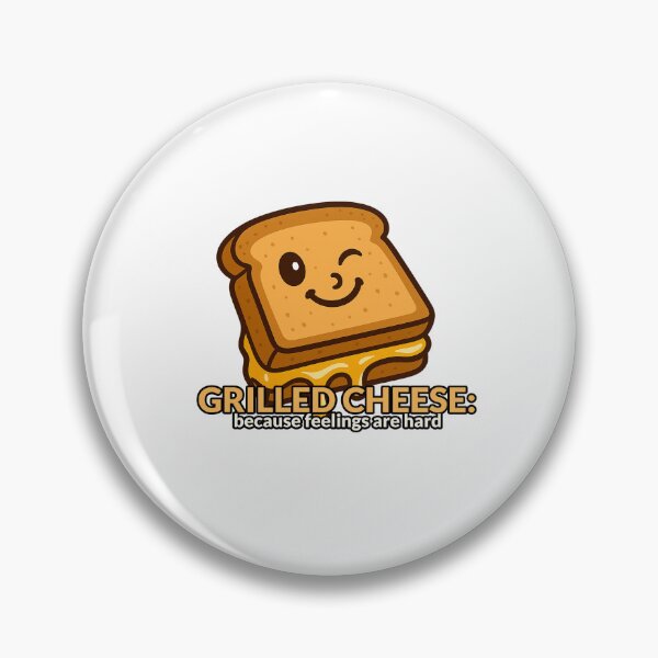 Item preview, Grilled Cheese: Because Feelings are Hard designed and sold by AEMcTees.