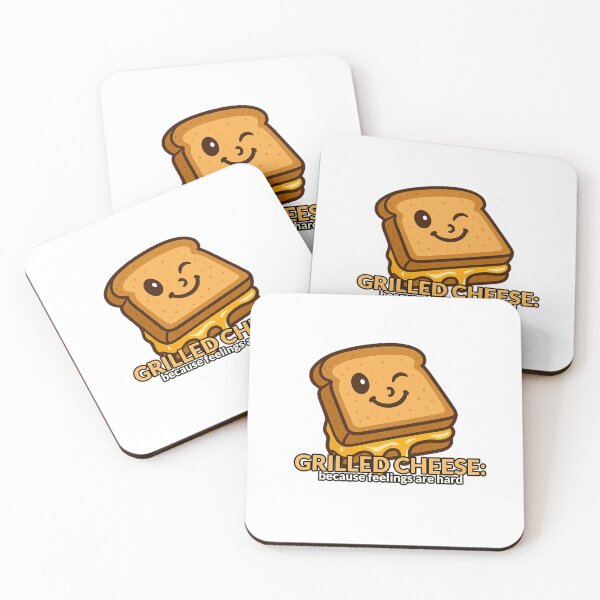 Item preview, Grilled Cheese: Because Feelings are Hard designed and sold by AEMcTees.