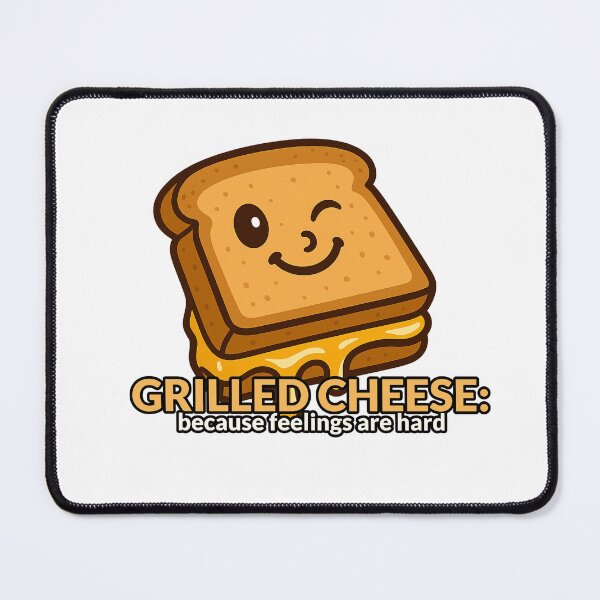 Item preview, Grilled Cheese: Because Feelings are Hard designed and sold by AEMcTees.