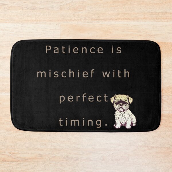 Item preview, Patience is mischief with perfect timing. designed and sold by vagar.