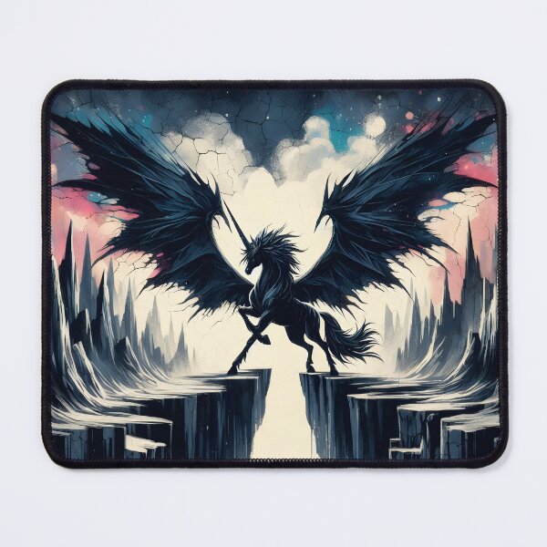 Item preview, Black Alicorn, Ai Generated Art  designed and sold by ACC .