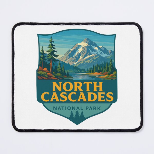 Item preview, North Cascades National Park Retro Sticker designed and sold by Ismeal Von.