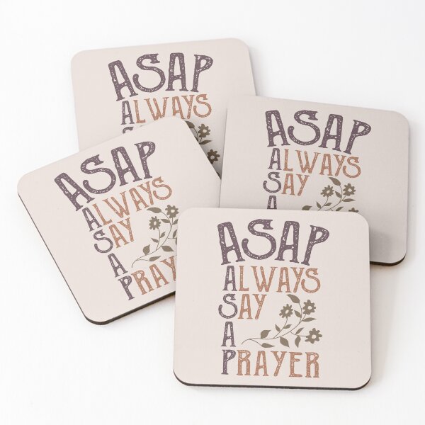 Item preview, ASAP Always Say A Prayer, Christian Acronym to Pray Without Ceasing designed and sold by Angela Dow.