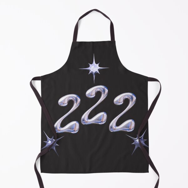 Item preview, Holographic Y2K-Aesthetic 222 Angel Number with Chrome Sparkles designed and sold by Spooks Looks.