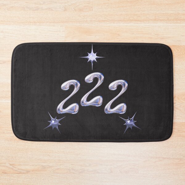 Item preview, Holographic Y2K-Aesthetic 222 Angel Number with Chrome Sparkles designed and sold by Spooks Looks.