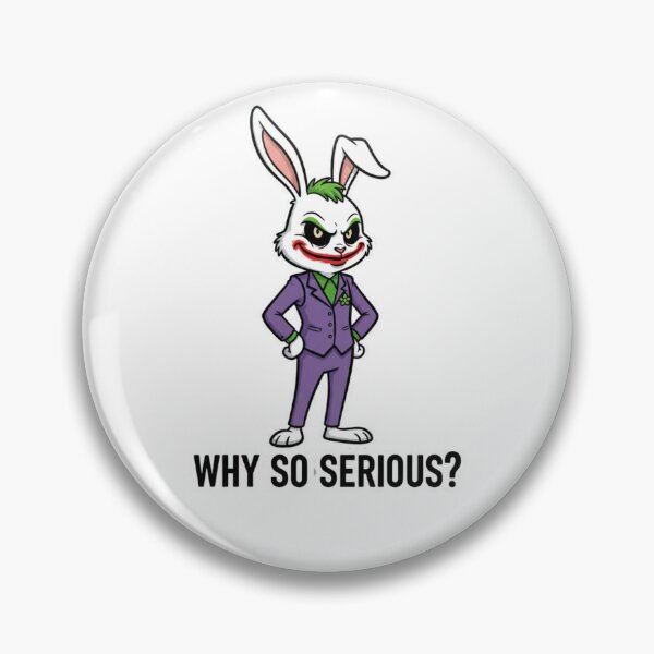 Item preview, Grumpy Rabbit Joker designed and sold by FablabArt.