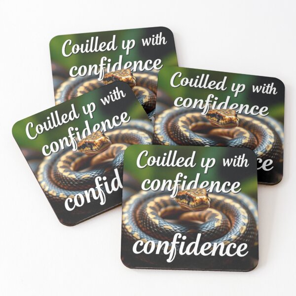 Item preview, snake//Coiled up with confidence designed and sold by SSMC DREAM DESIGN.