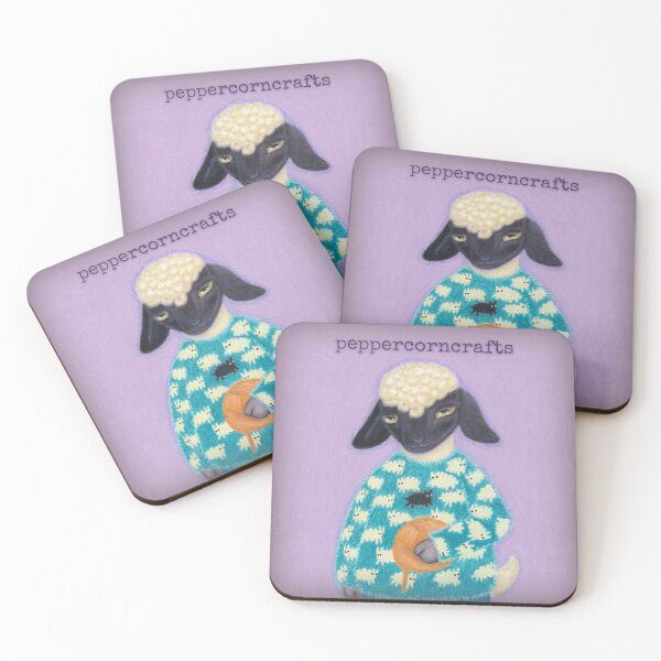 Item preview, Lea the Lamb Logo designed and sold by peppercorncraft.