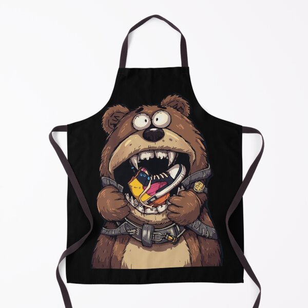 Item preview, Hungry Bear Cartoon – Sneaker Snack Funny Art designed and sold by ConfuseLab Alt.