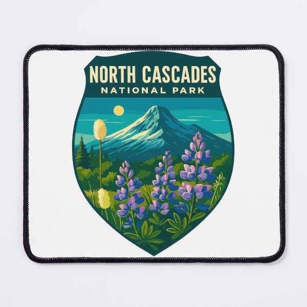 Item preview, North Cascades National Park Retro Sticker designed and sold by Ismeal Von.