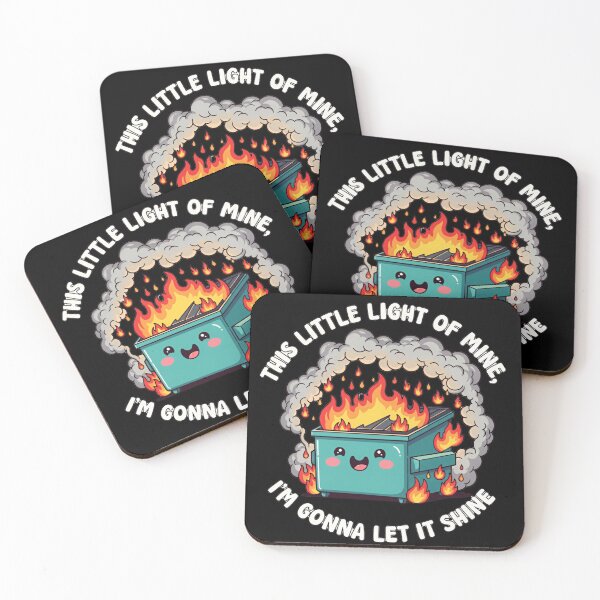 Item preview, this little light of mine, im' gonna let it shine Funny Dumpster Fire Response Team designed and sold by HumansStuck12.