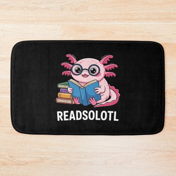 Item preview, Readsolotl Pink Kawaii Axolotl Book Lover Reading designed and sold by KonstanKoraner.