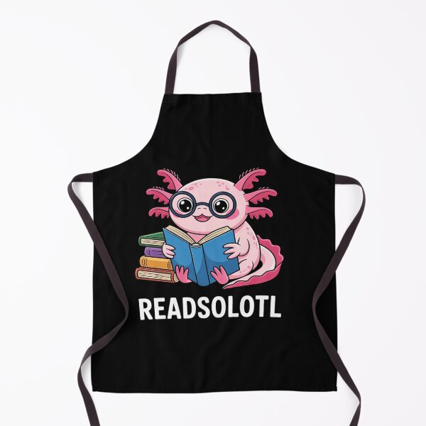 Item preview, Readsolotl Pink Kawaii Axolotl Book Lover Reading designed and sold by KonstanKoraner.