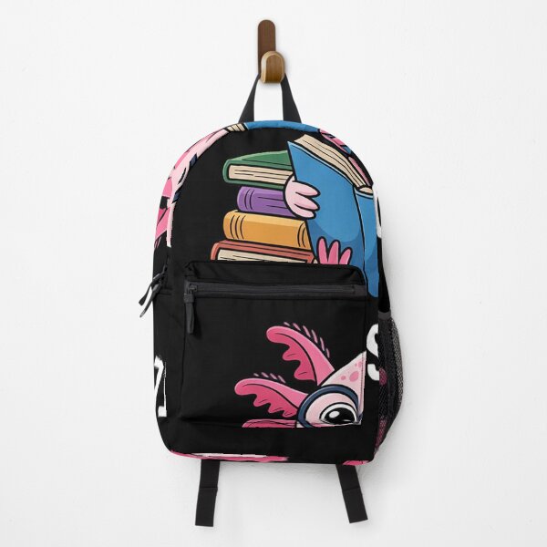 Item preview, Readsolotl Pink Kawaii Axolotl Book Lover Reading  designed and sold by KonstanKoraner.