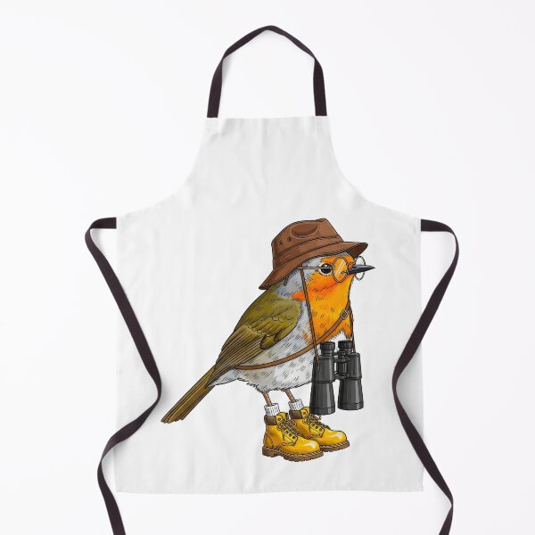 Item preview, Robin Bird Binoculars Safari Hiker Funny Wildlife designed and sold by TeeARTHY.