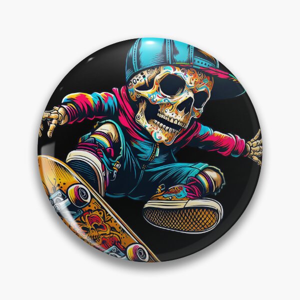 Item preview, Graffiti Skull Boy on Skateboard designed and sold by tanondesign.